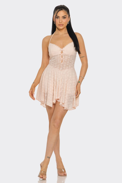 Lace Romper Dress