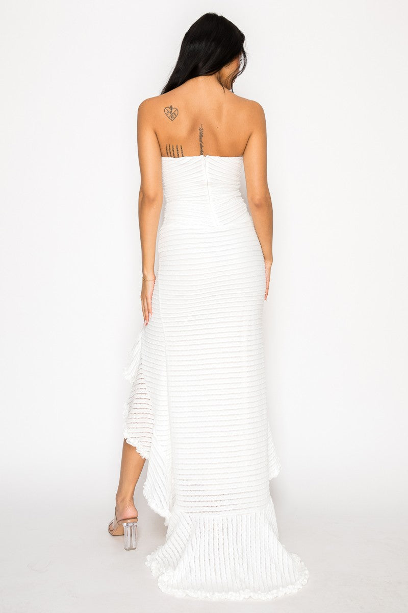 maxi dress with boning Floral Print Corset Boning Maxi Dress