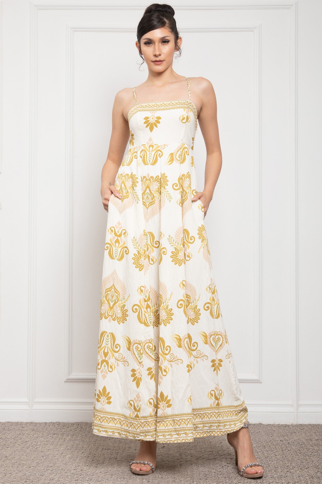 Spaghetti Shoudler Long Dress