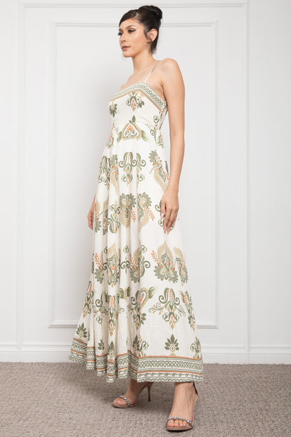Spaghetti Shoudler Long Dress