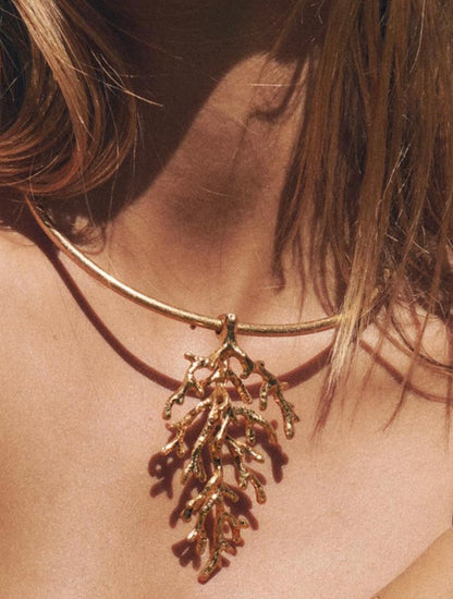 RETRO GOLD NECKLACE