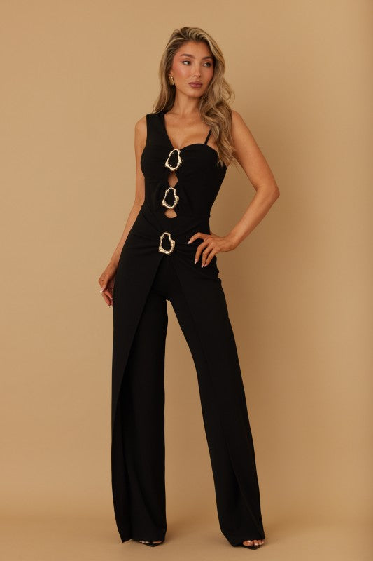 RING STONE LAYERED JUMPSUIT