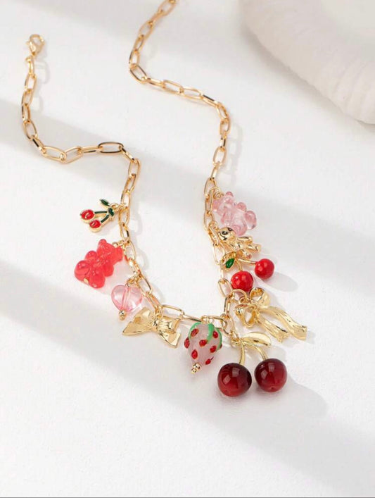 CHERRY CHARM NECKLACE