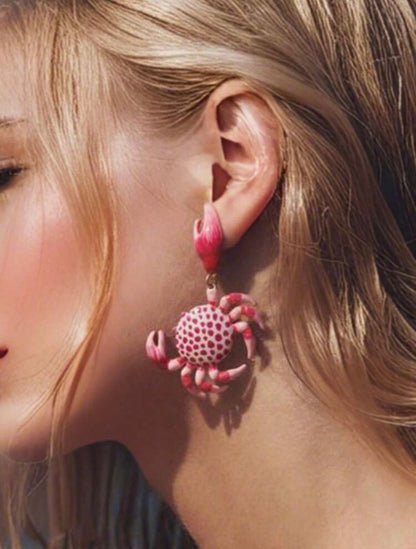SUMMER CRAB EARRINGS
