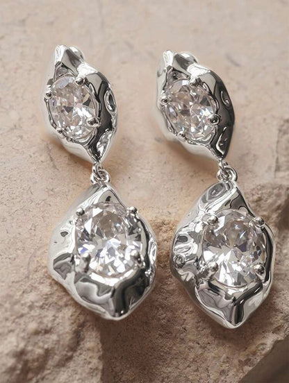 ASYMMETRICAL GEOMETRIC EARRINGS