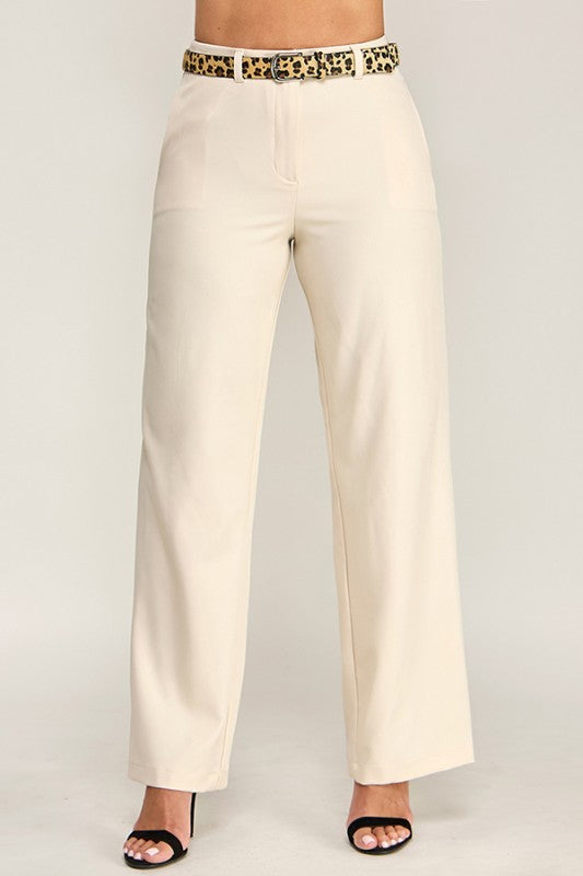 BELT DETAIL PANTS