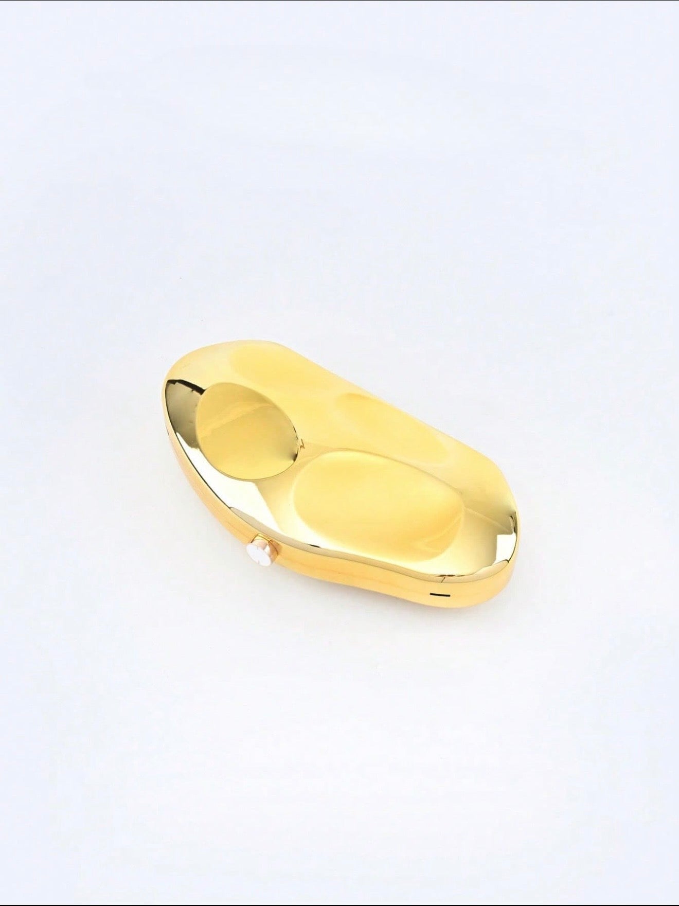 SCULPTURAL HEAVY DUTY EVENING CLUTCH BAG