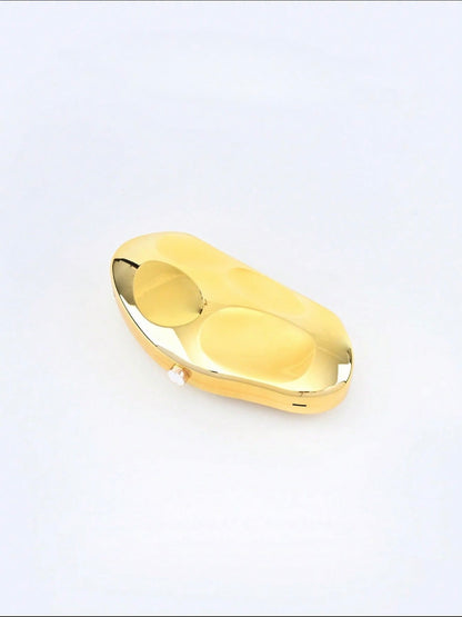 SCULPTURAL HEAVY DUTY EVENING CLUTCH BAG