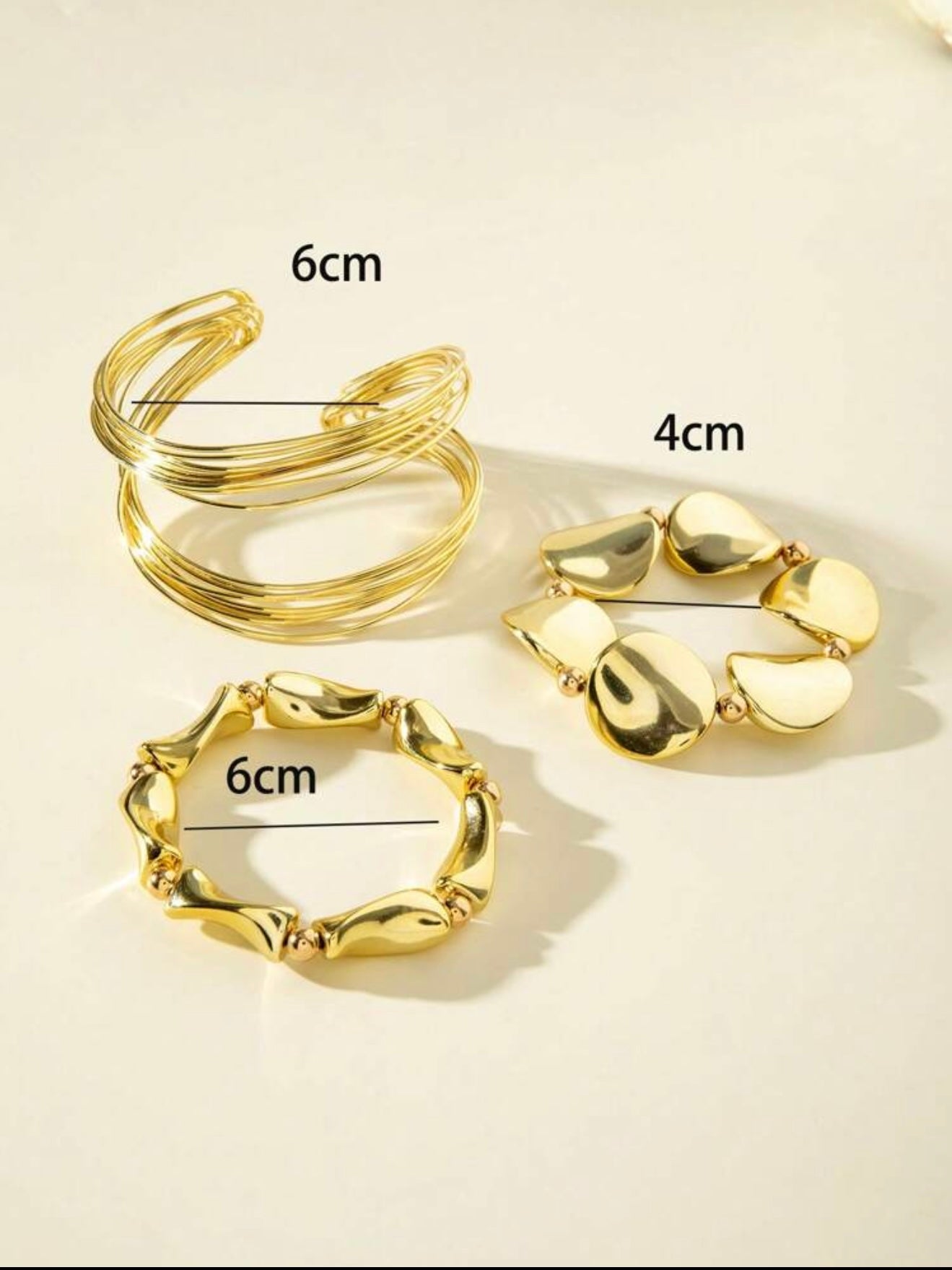 3 PCS CHUNKY BRACELET