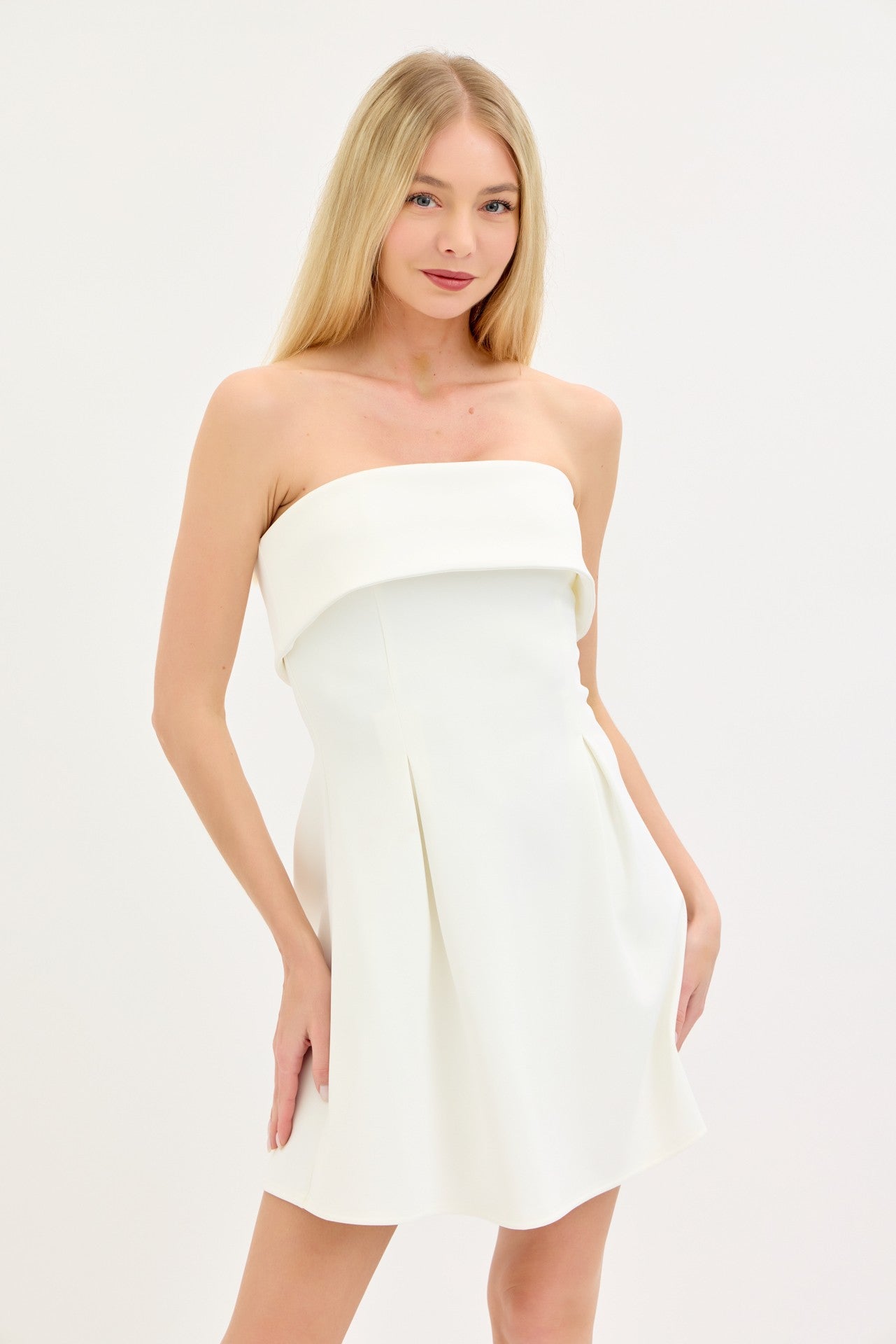 Scuba Tube A-line Mini Dress