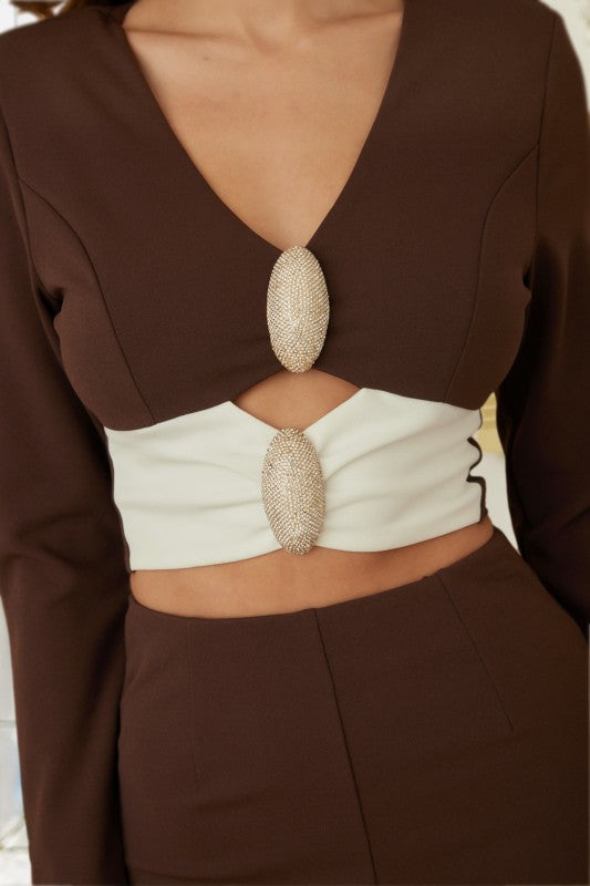 BIMD SLIT LAYER JUMPSUIT