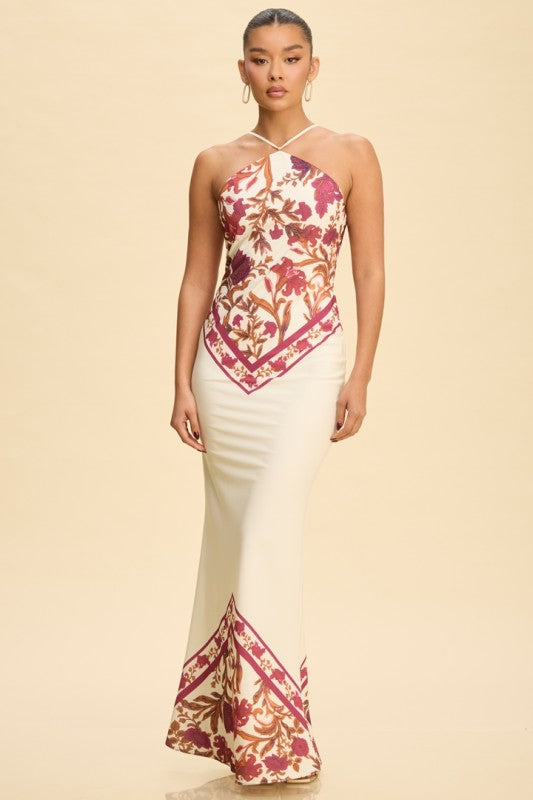 HALTER MAXI SUMMER DRESS