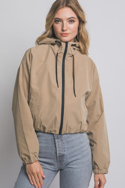 WATERPROOF HOODED JACKET