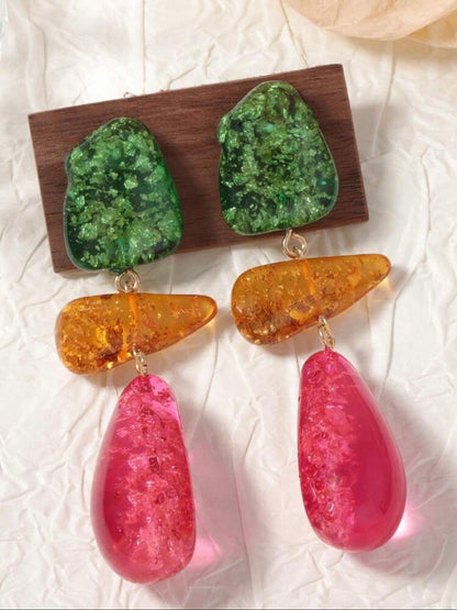 COLOR RESIGN EARRINGS