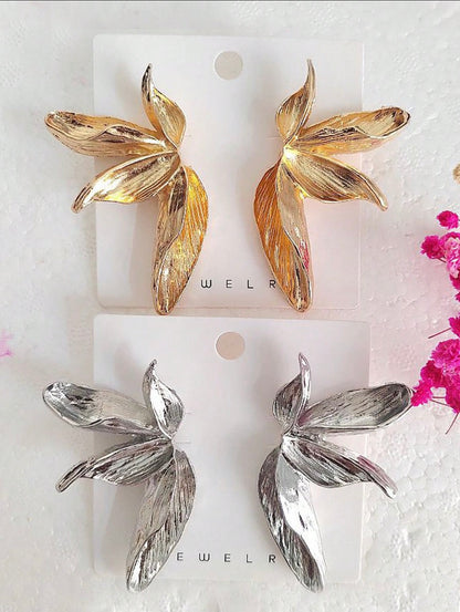 RETRO FASHION FLOWER EARRINGS