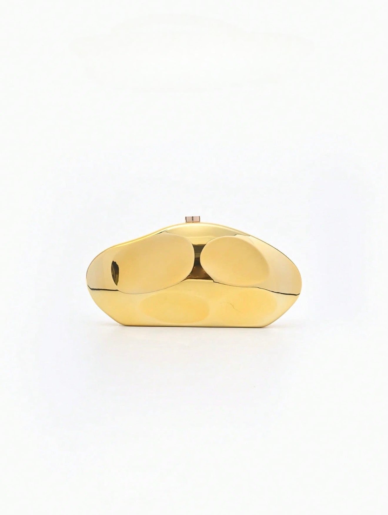 SCULPTURAL HEAVY DUTY EVENING CLUTCH BAG