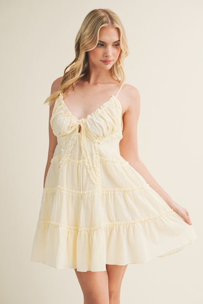 TIERED CAMI MINI SUMMER DRESS