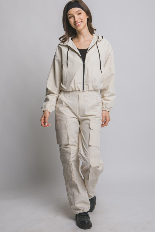 WATERPROOF HOODED JACKET