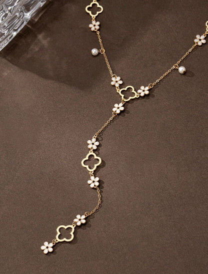 Y SHAPED LONG NECKLACE