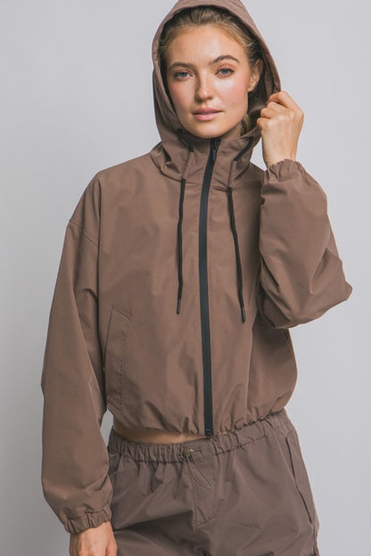 WATERPROOF HOODED JACKET