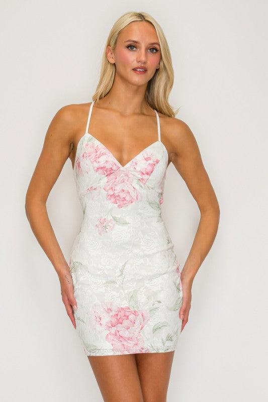 MINI PRINTED DRESS