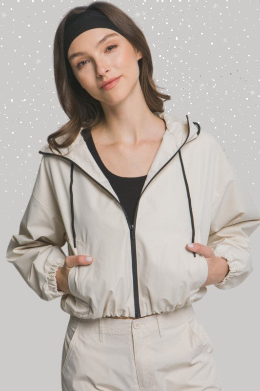 WATERPROOF HOODED JACKET