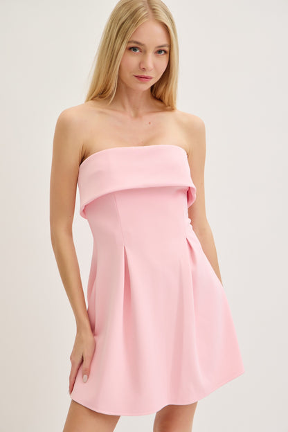 Scuba Tube A-line Mini Dress
