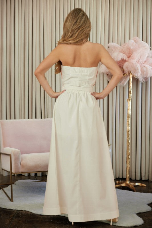 SWIRL LOOP PATTERN TOP SKIRT SET