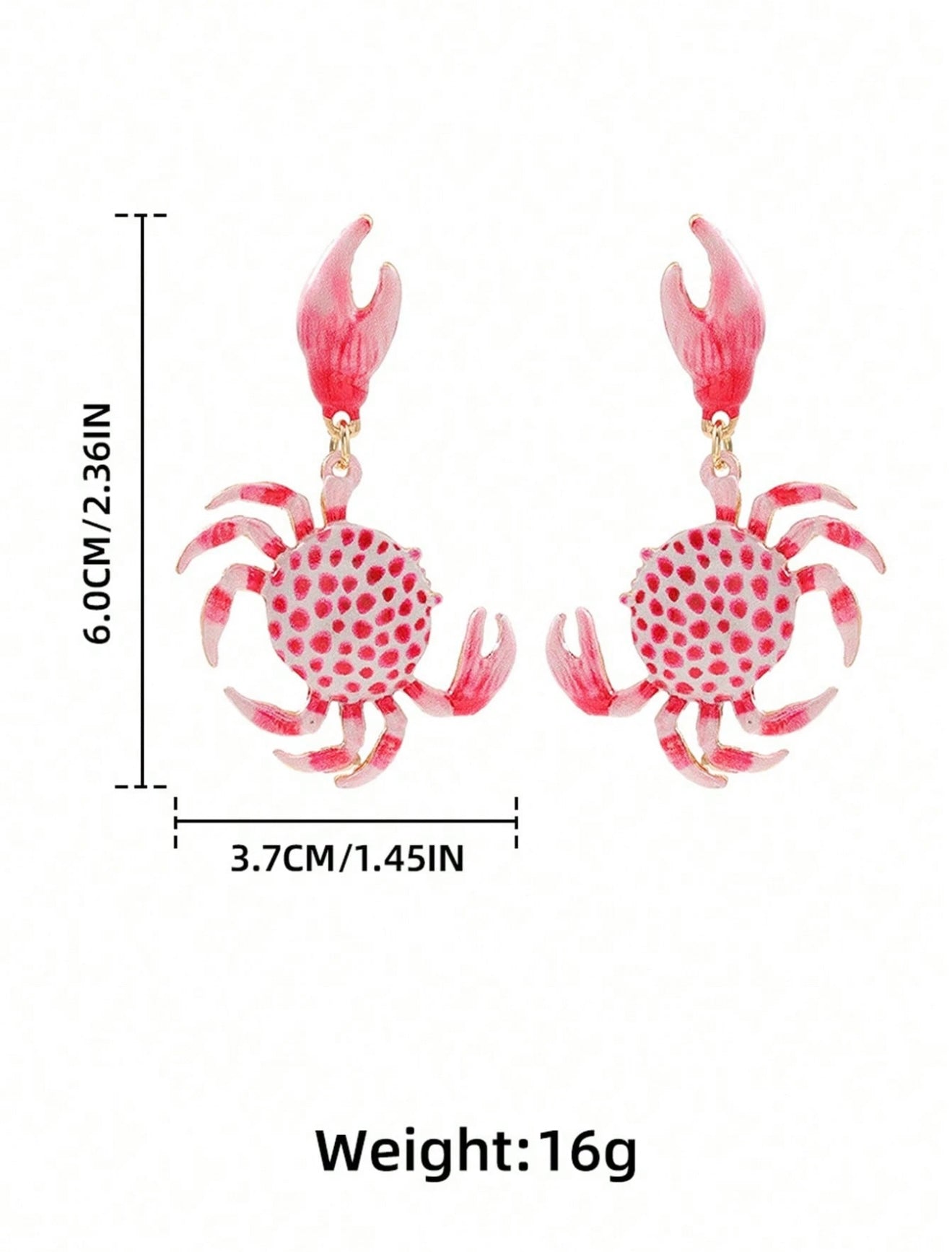 SUMMER CRAB EARRINGS
