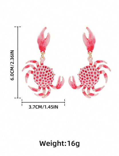 SUMMER CRAB EARRINGS