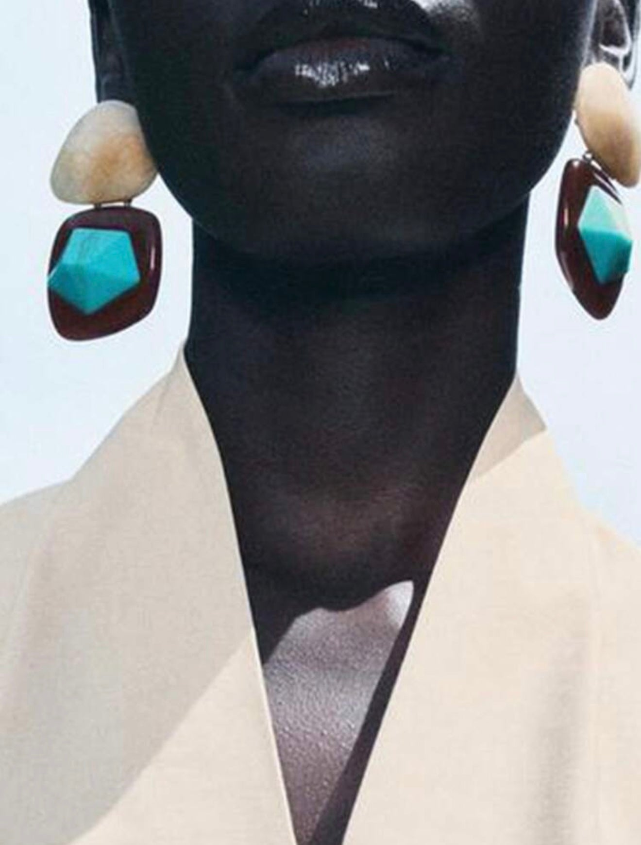 BOHEMIAN RESIGN IRREGULAR EARRINGS