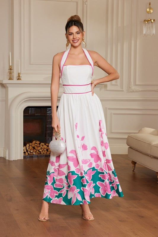 PRINTED MAXI DRESS