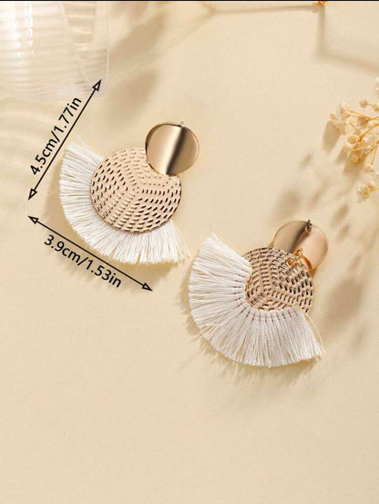 BOHEMIAN  VINTAGE TASSEL EARRINGS