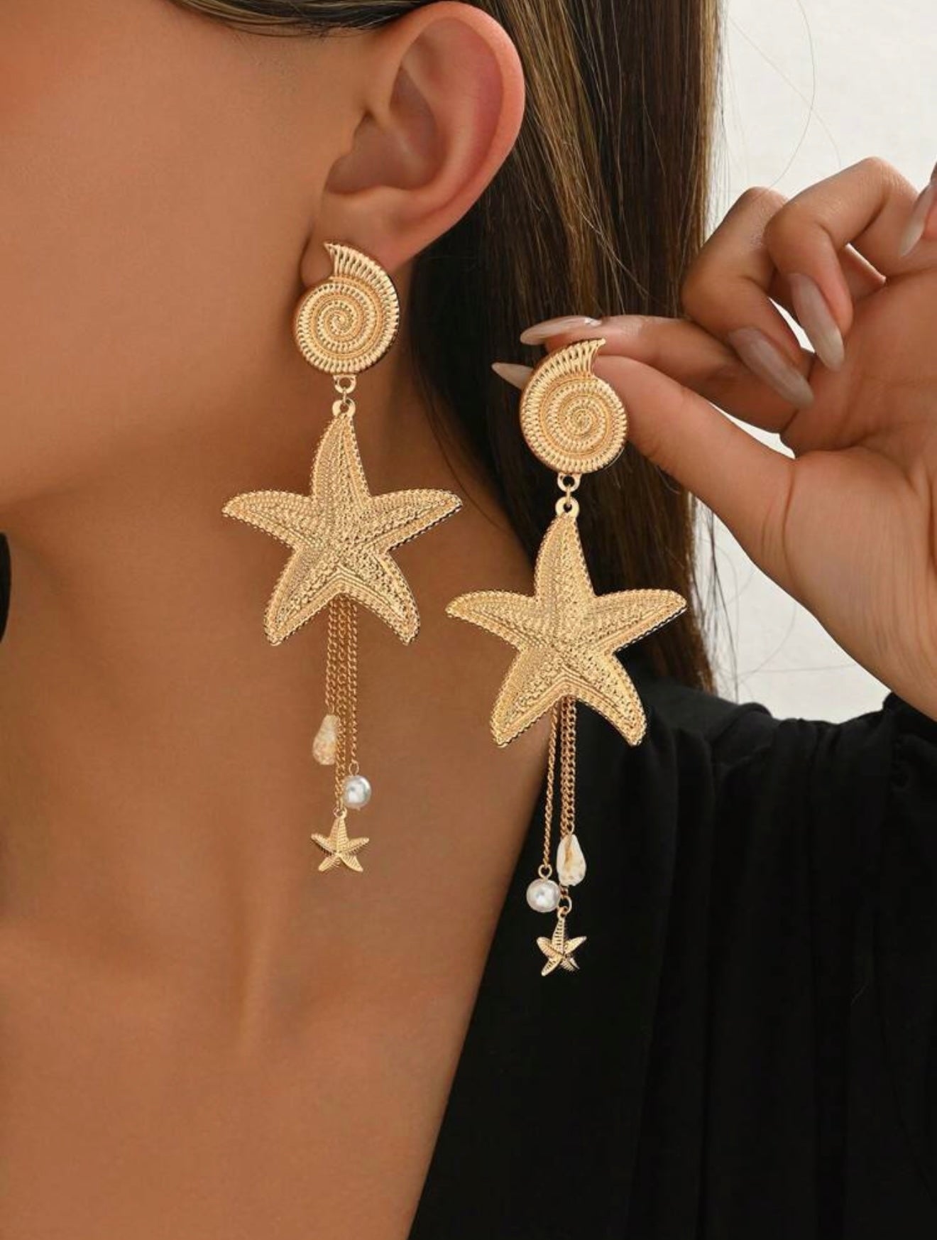 BOHEMIAN SEASHELL EARRINGS