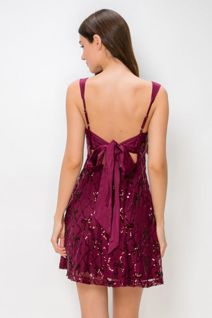 MNI SEQUINED PARTY DRESS