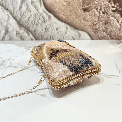 LUXURY RHINESTONE EVENING CLUTCH BAG