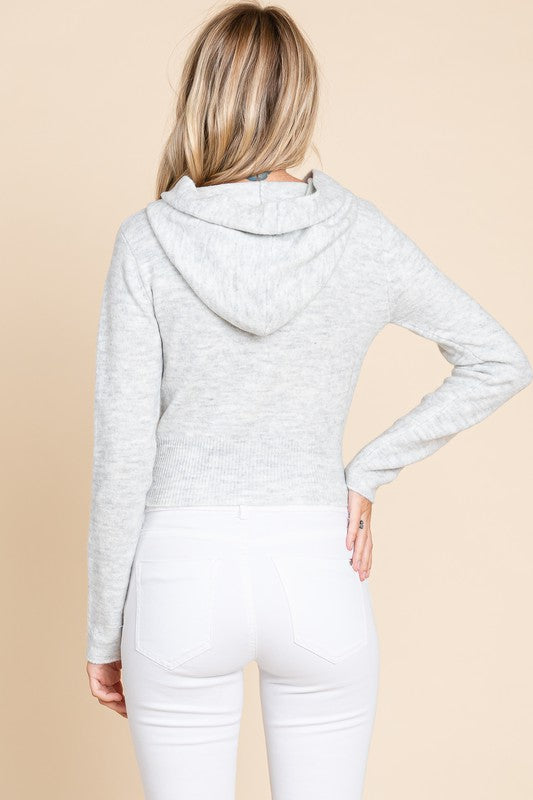 SOFT KNKT ZIPPER HOODIE