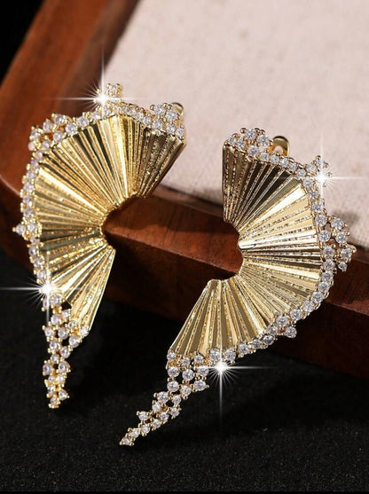WINGS GOLD PLATED EARRINGS