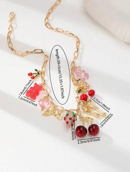 CHERRY CHARM NECKLACE