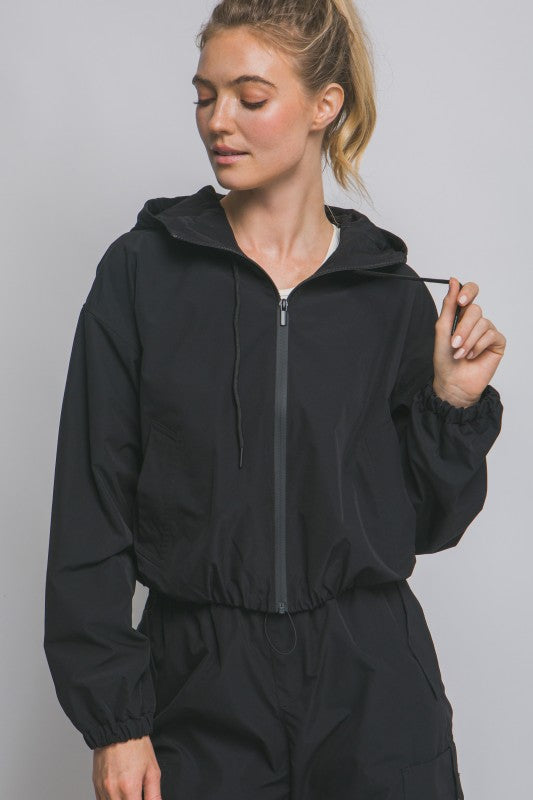 WATERPROOF HOODED JACKET