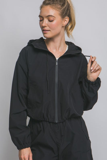 WATERPROOF HOODED JACKET