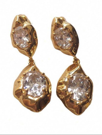ASYMMETRICAL GEOMETRIC EARRINGS