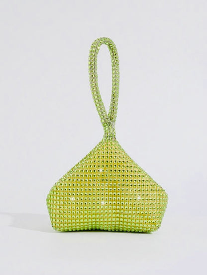 MINI RHINESTONE EVENING CLUTCH BAG