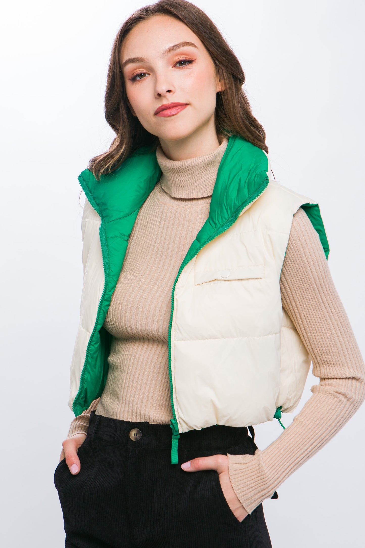 Reversible Vest with Adjustable Side Straps