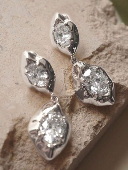 ASYMMETRICAL GEOMETRIC EARRINGS