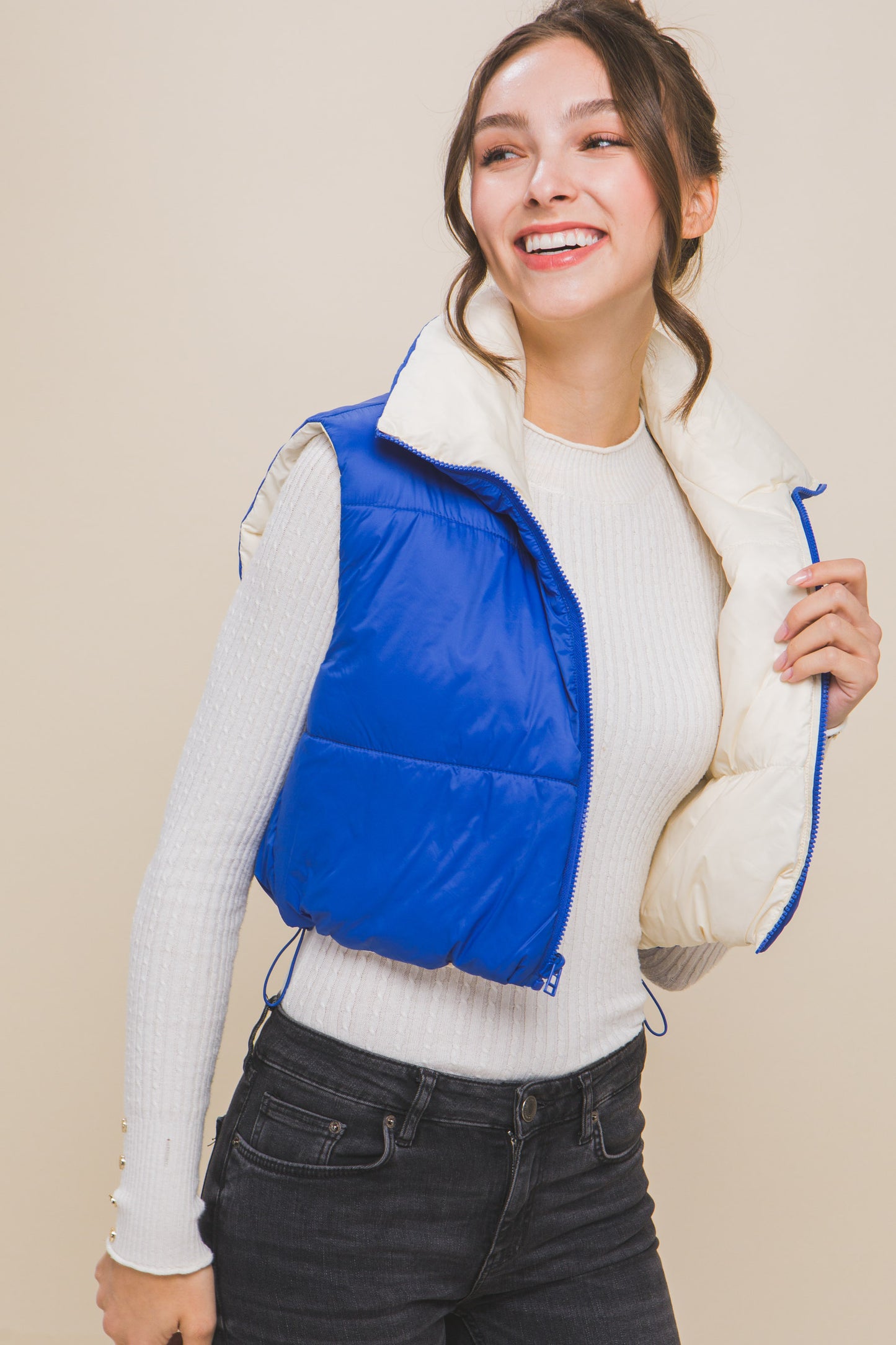 Reversible Vest with Adjustable Side Straps