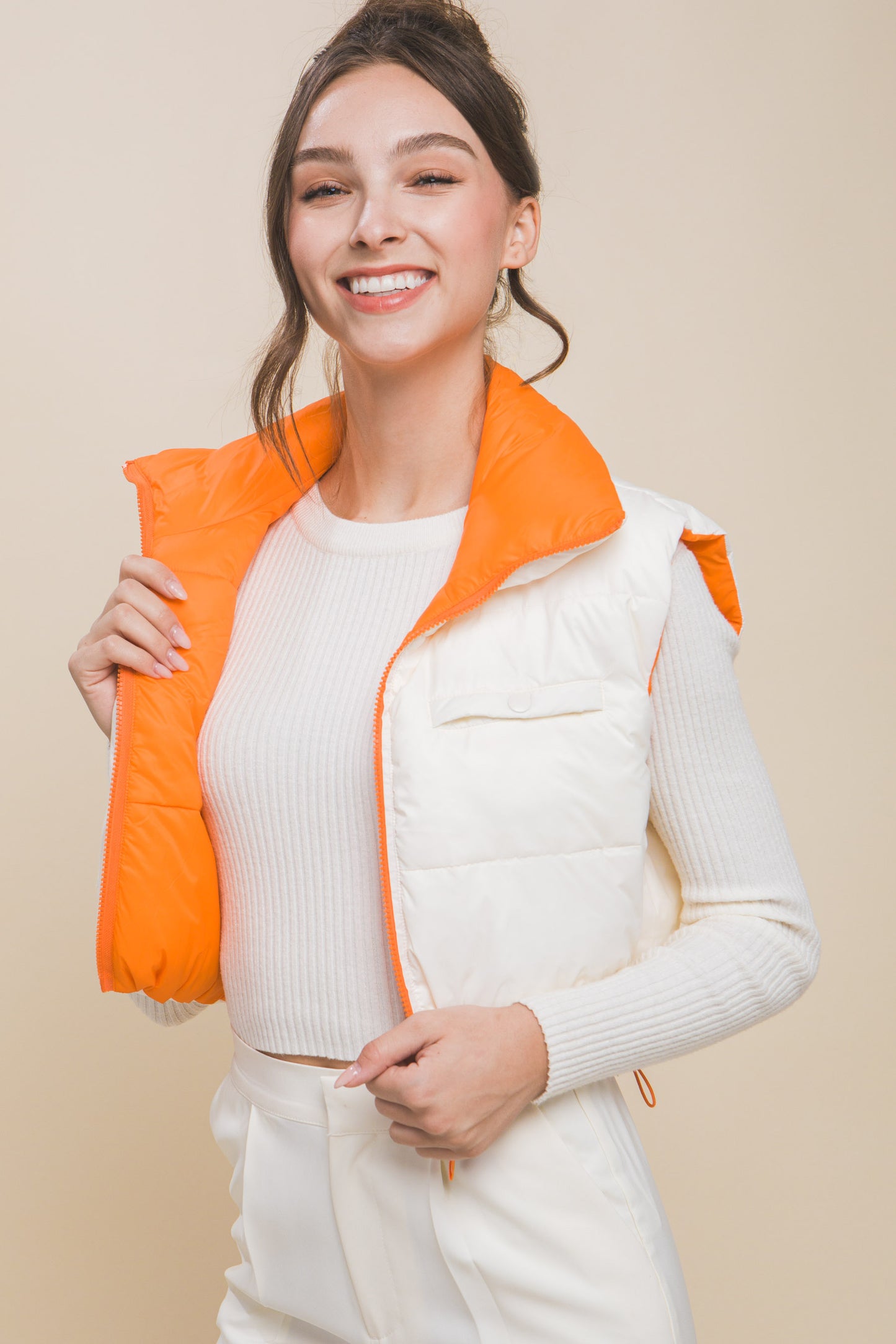 Reversible Vest with Adjustable Side Straps