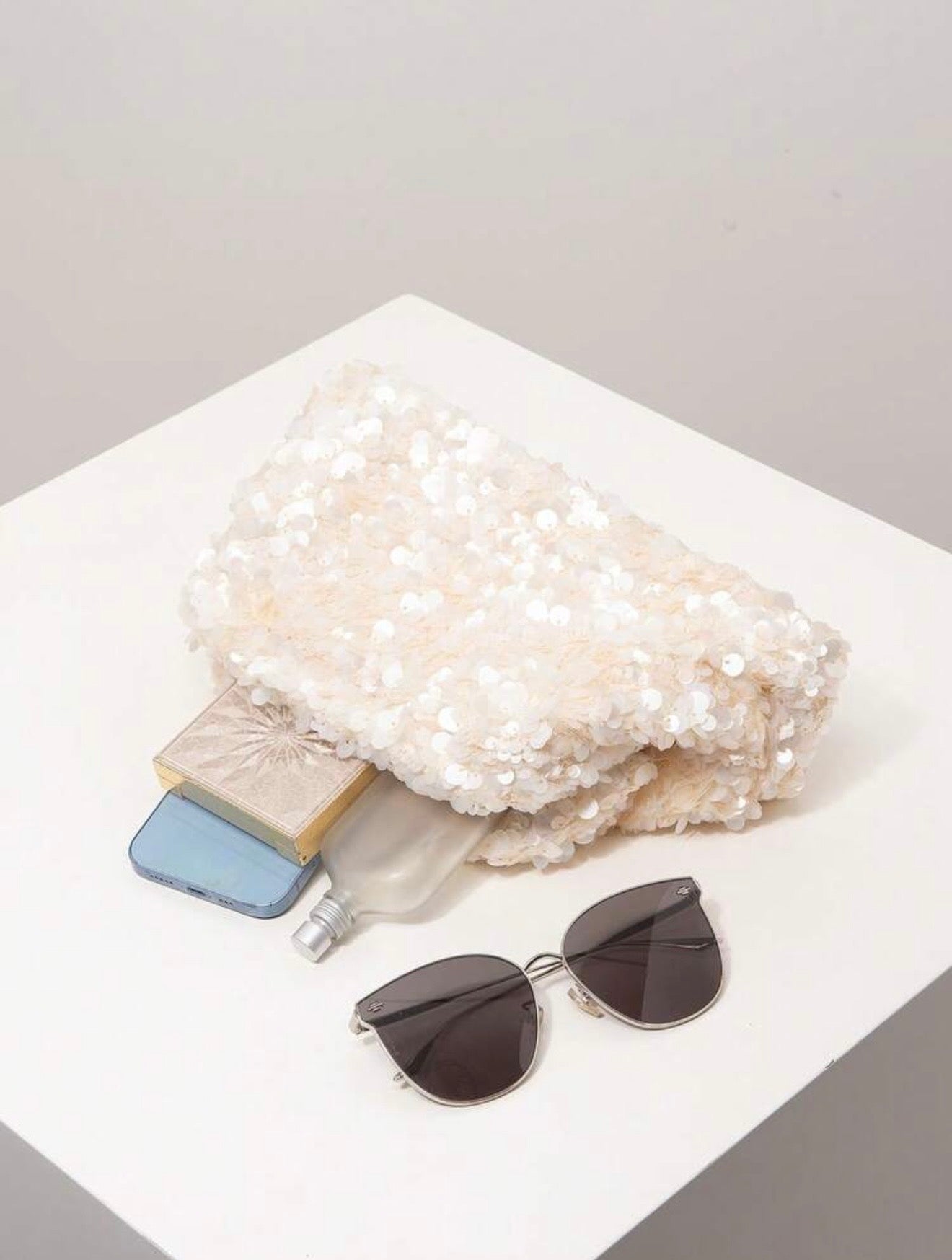SEQUIN PARTY CLUTCH BAG