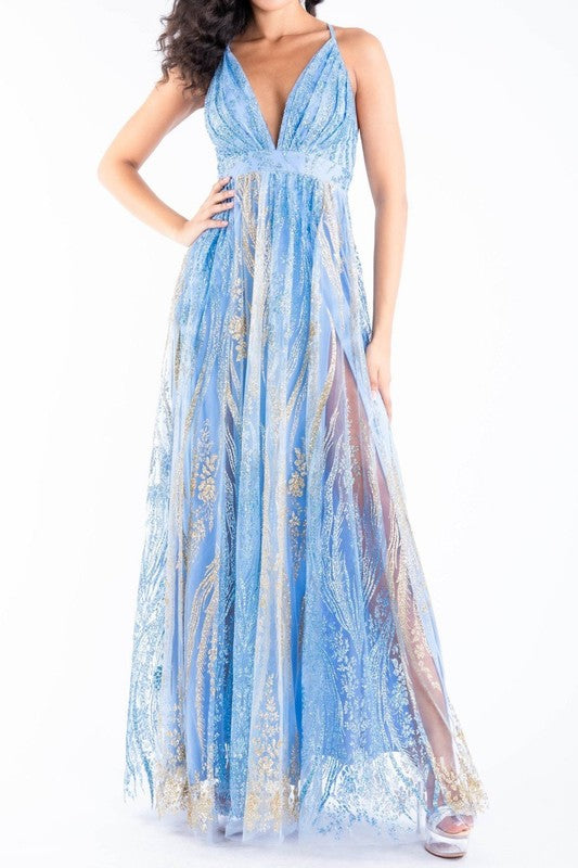 SPARKLING A LINE SEQUIN MAXI DRESS Bella Chica SPARKLING A LINE SEQUIN MAXI DRESS Bella Chica