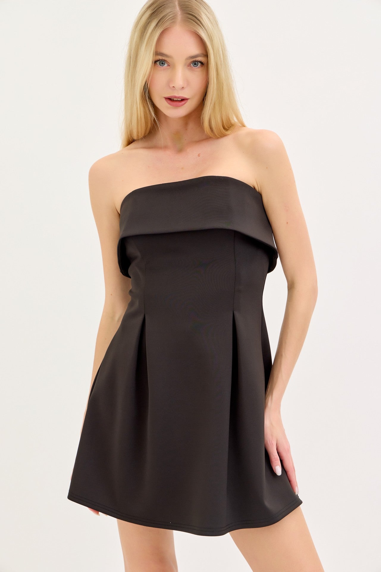 Scuba Tube A-line Mini Dress
